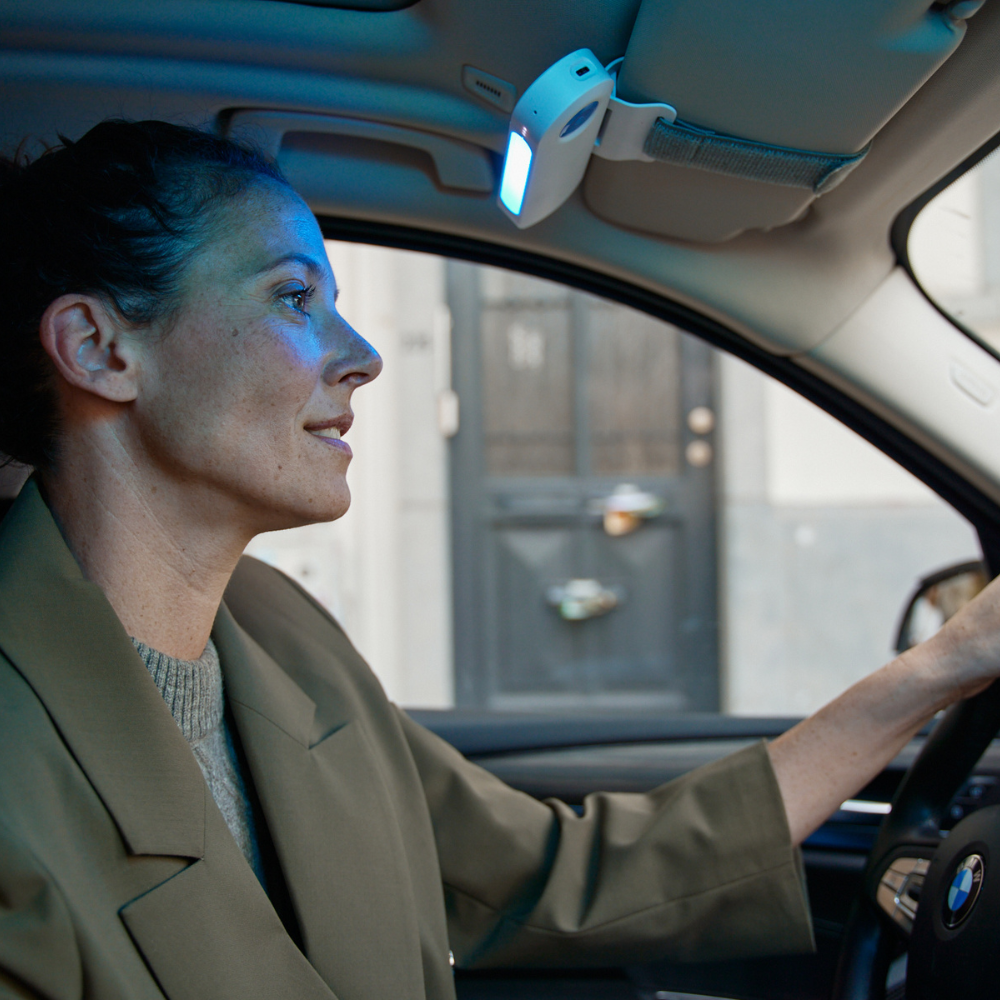 Luminette Drive® kaasaskantav päevavalgusteraapia lamp sõitmiseks ja töötamiseks