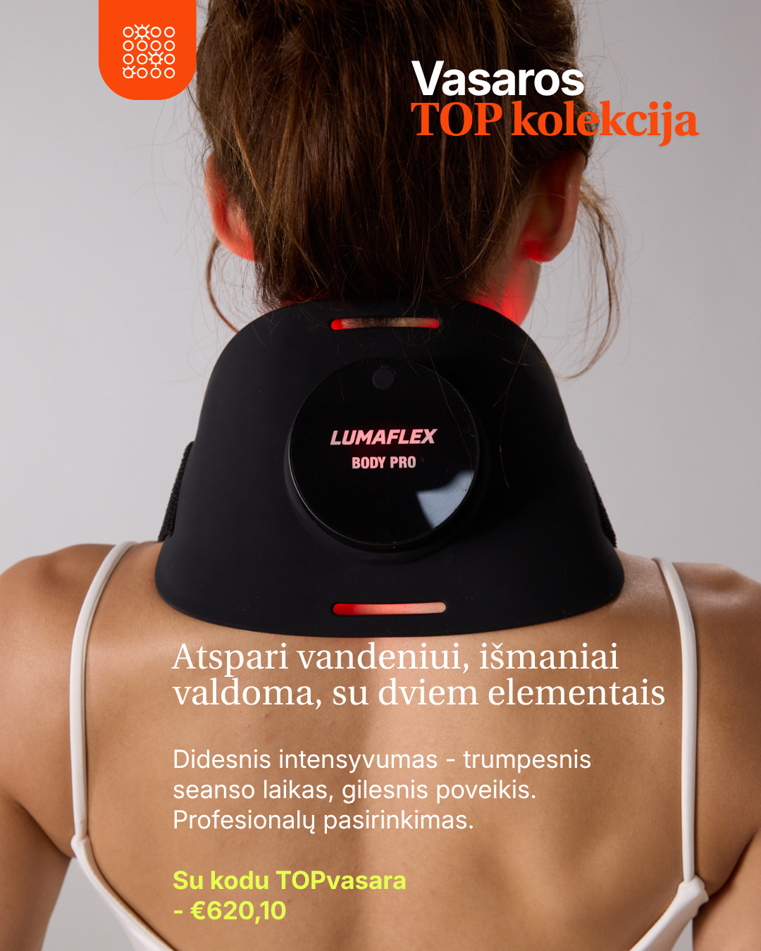 Lumaflex® PRO – professionaalne punase ja infrapuna valguse teraapia spordiks, taastumiseks ja valu leevendamiseks