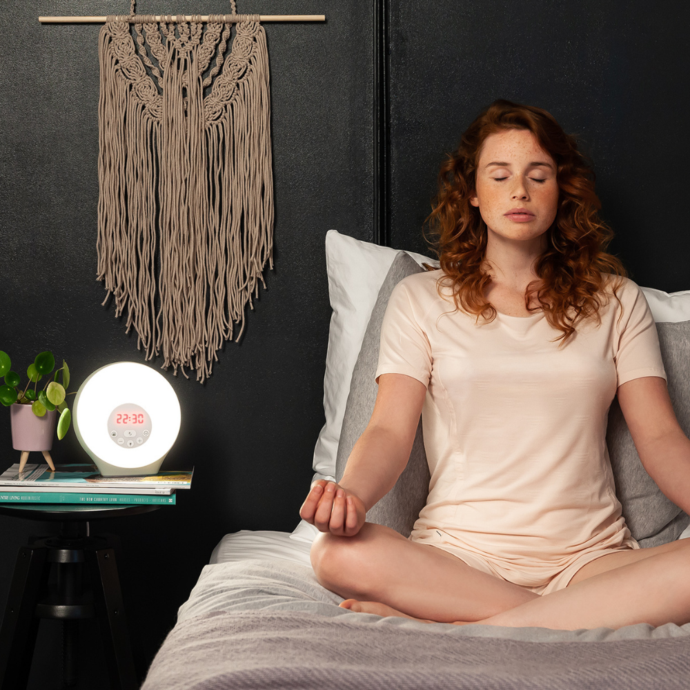 Sunrise Alarm – light alarm clock with 30 min sunrise, night mode and mood light