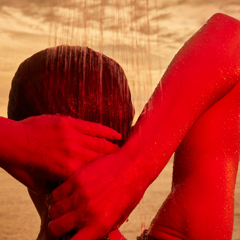 HigherDOSE'i punase ja lähi-infrapunavalguse teraapia dušiotsik