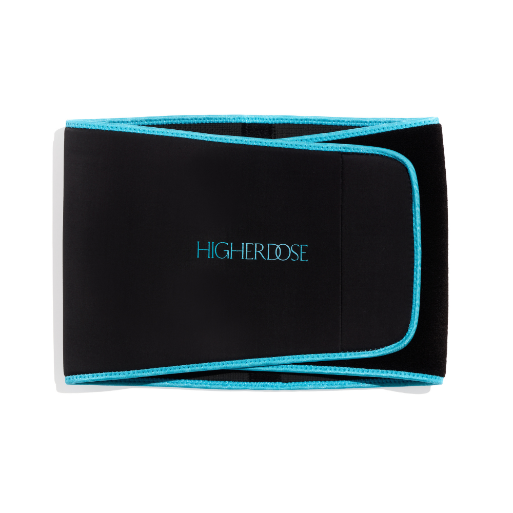 HigherDOSE® SWEATBAND termoriba keha soojendamiseks, higistamiseks ja nimmepiirkonna toetamiseks