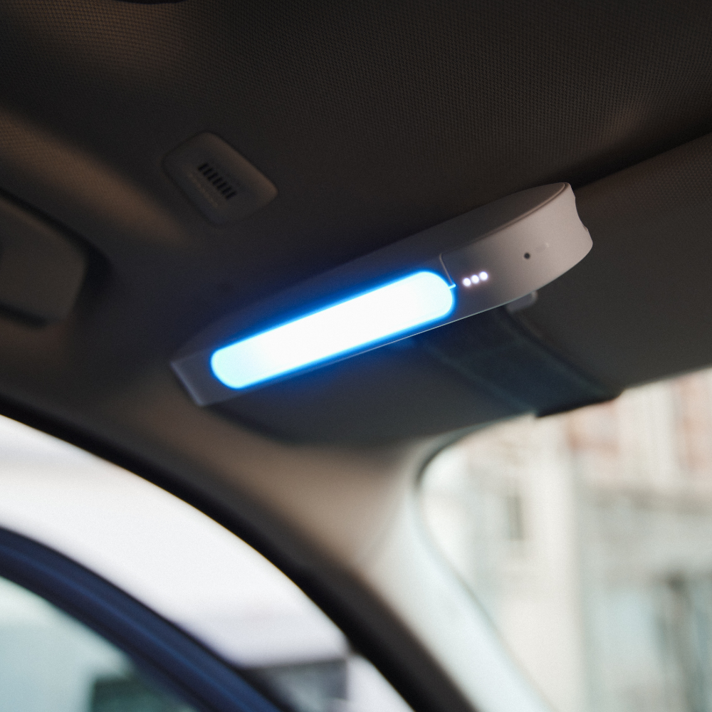 Luminette® Drive teisaldatav päevavalgusteraapia lamp sõitmiseks ja töötamiseks