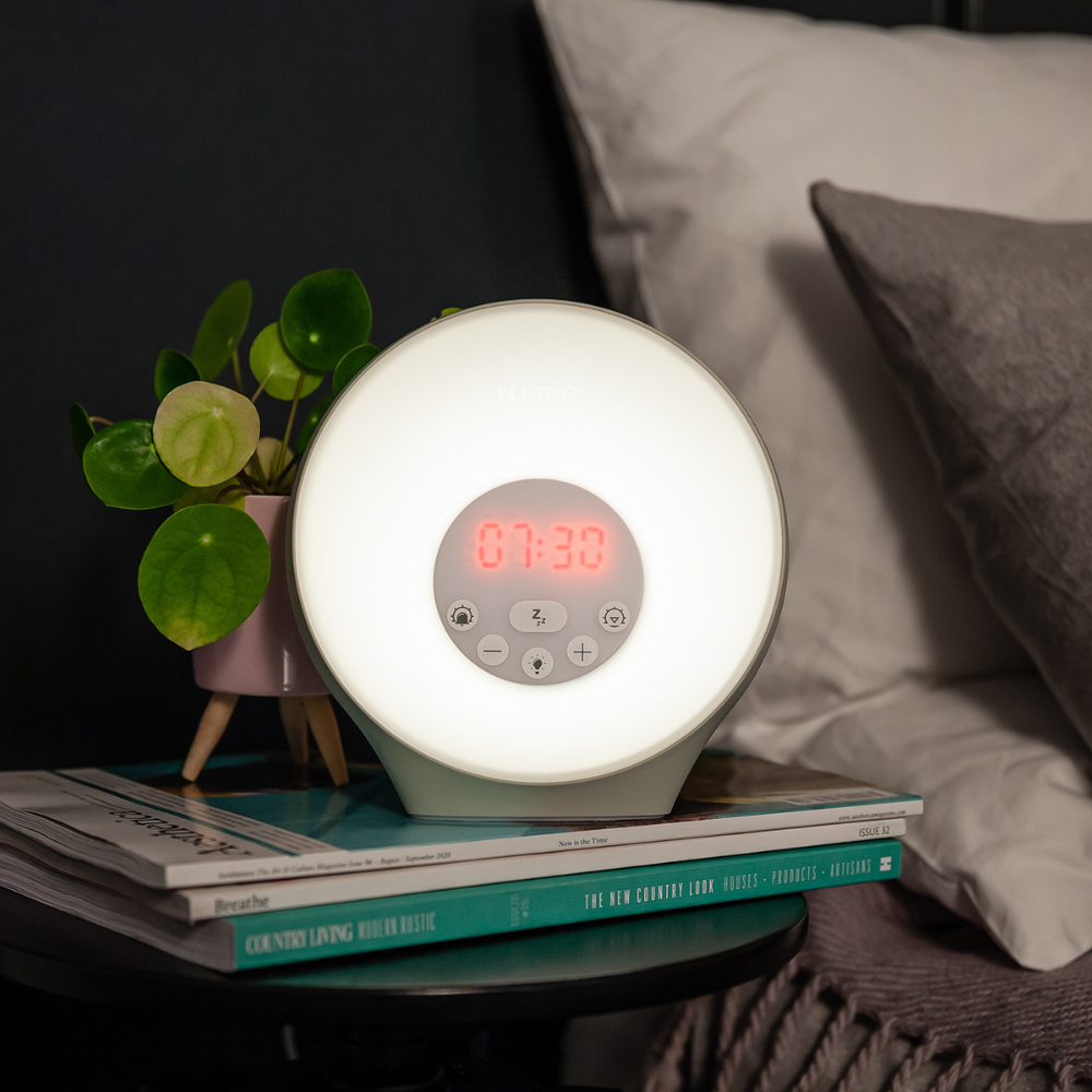 Sunrise Alarm – light alarm clock with 30 min sunrise, night mode and mood light
