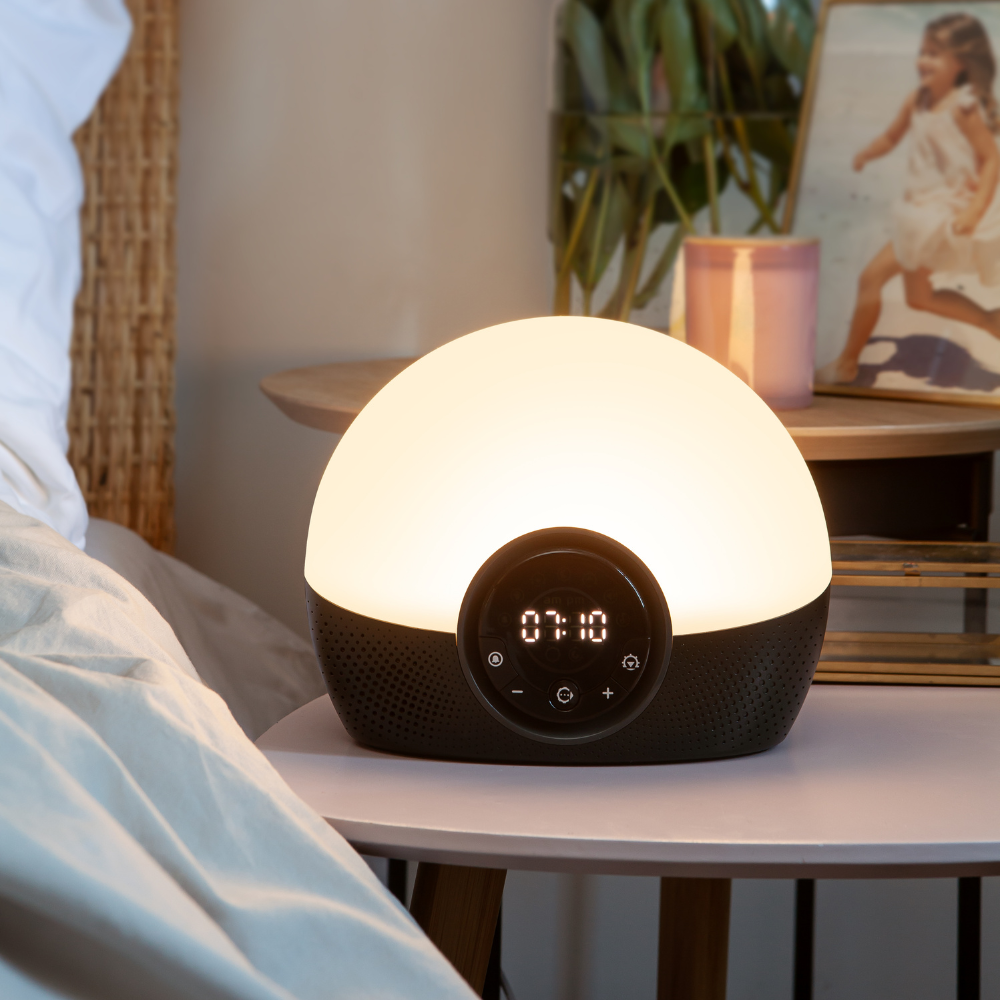 Bodyclock Glow 150 – light alarm clock with 10 sounds and white noise