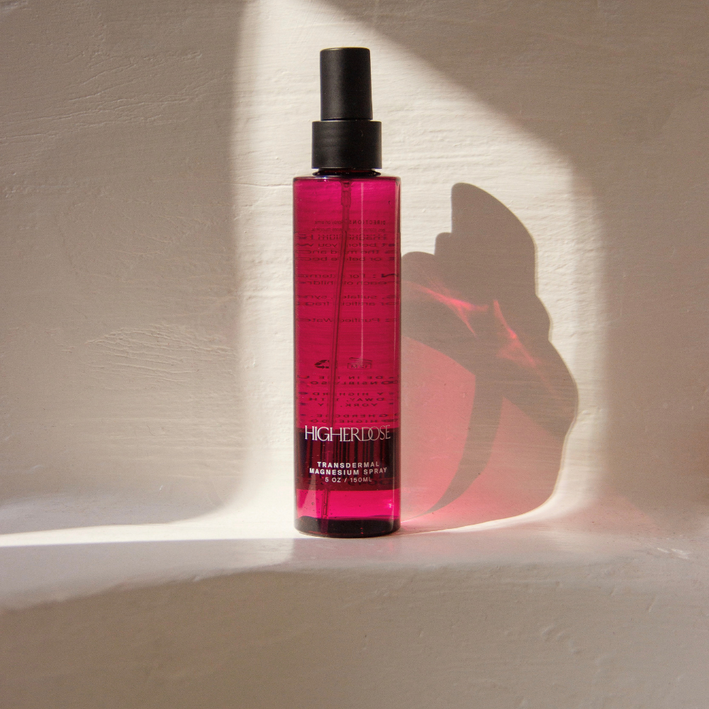HigherDOSE transderminis magnio purškalas nervų sistemos balansui, atsistatymui ir giliam atsipalaidavimui