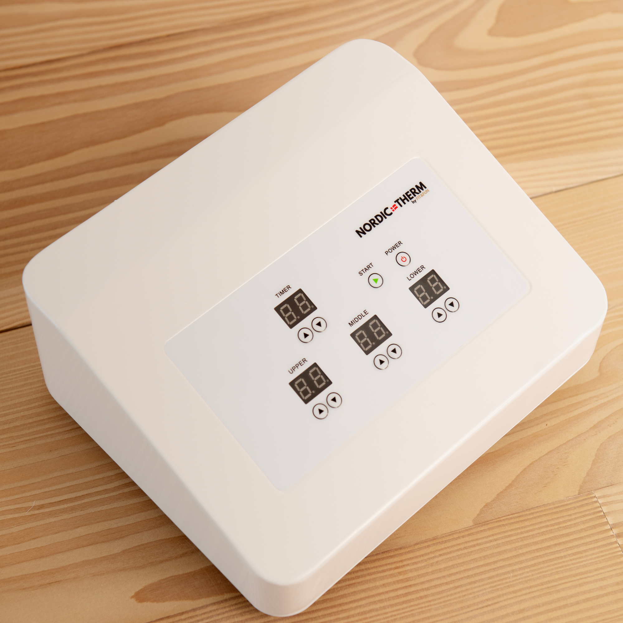 Nordic Therm® infraraudonųjų spindulių kūno sauna su 3 šildymo zonomis