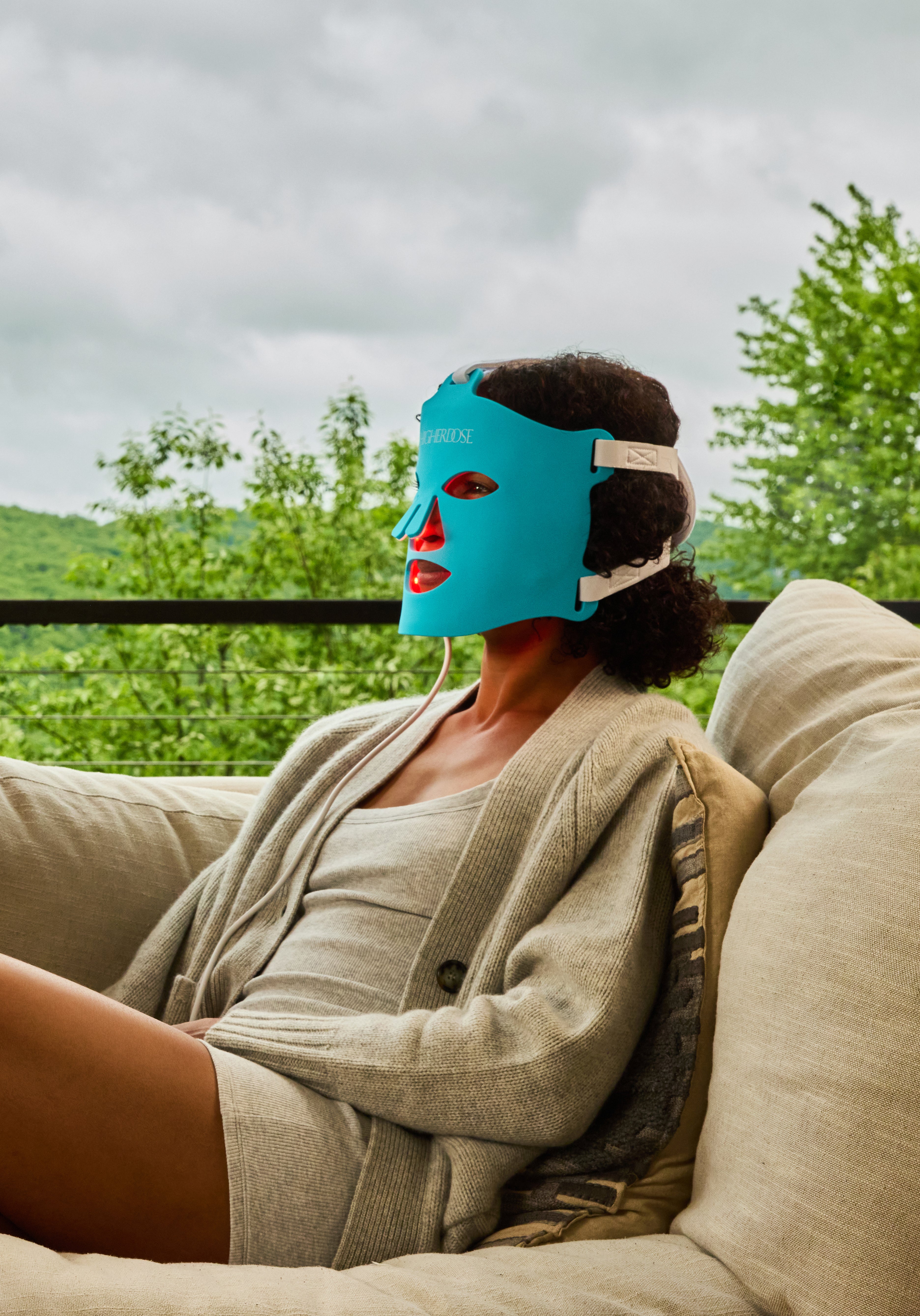 HigherDOSE® Red and Near Infrared Light Therapy Facial Mask